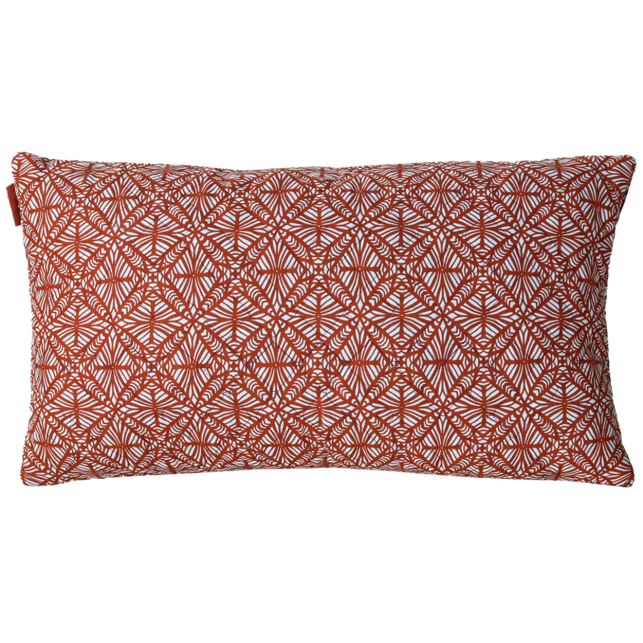 Sierkussen flower quilt bordeaux 56x32 cm