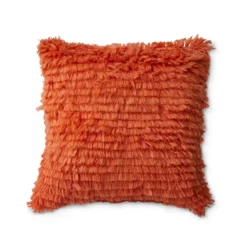 Sierkussen Fluffy sienna 50x50 cm