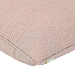 Sierkussen Geo Deco linnen duskypink 35x55 cm