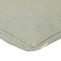 Sierkussen Geo Deco linnen natural 35x55 cm