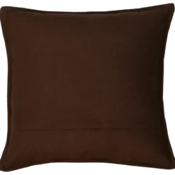 Sierkussen grof linnen d.chocolate 48x48 cm