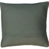 Sierkussen grof linnen jade groen 48x48 cm