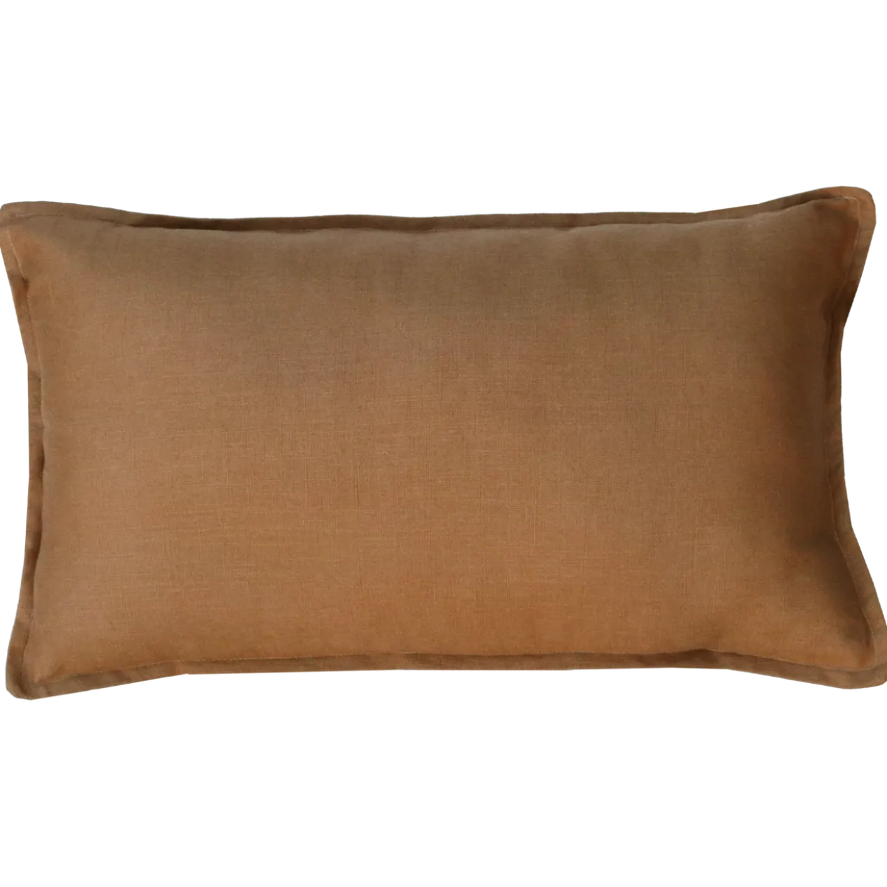 Sierkussen grof linnen mocha mousse 58x38 cm