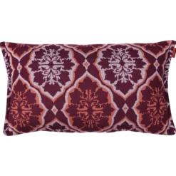 Sierkussen jacquard ethnic wine 73x39 cm