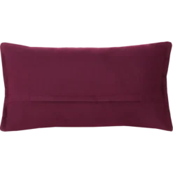 Sierkussen jacquard streep wine brick 64x35 cm