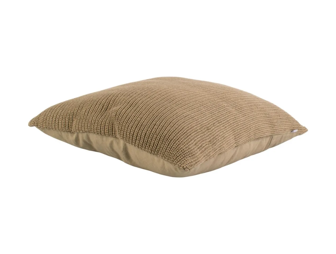 Sierkussen Knitted lines groen