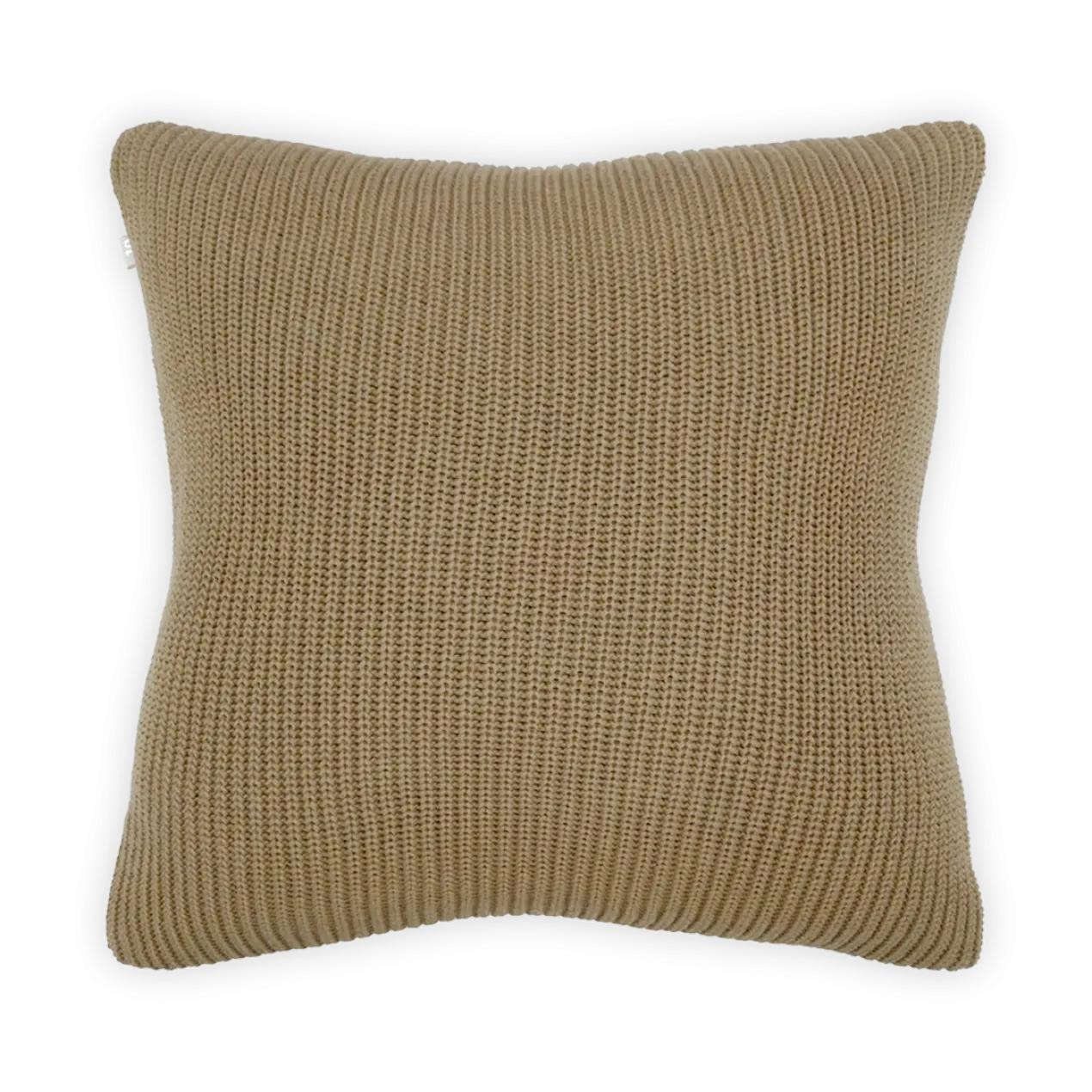 Sierkussen Knitted lines groen