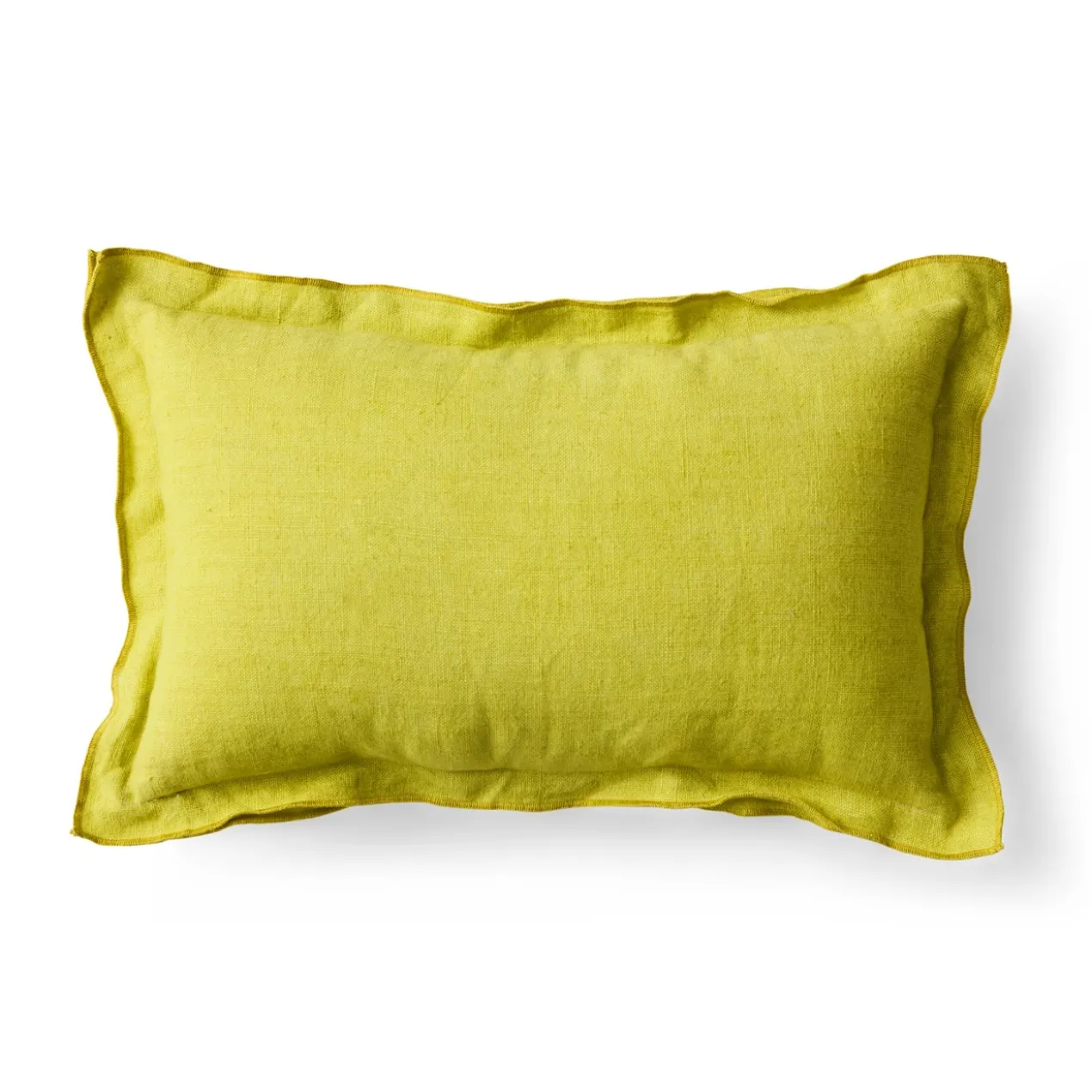 Sierkussen linen lemongrass