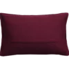 Sierkussen linnen bordeaux 57x38 cm