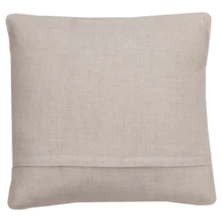Sierkussen linnen streep dark chocolate zand 45x45 cm