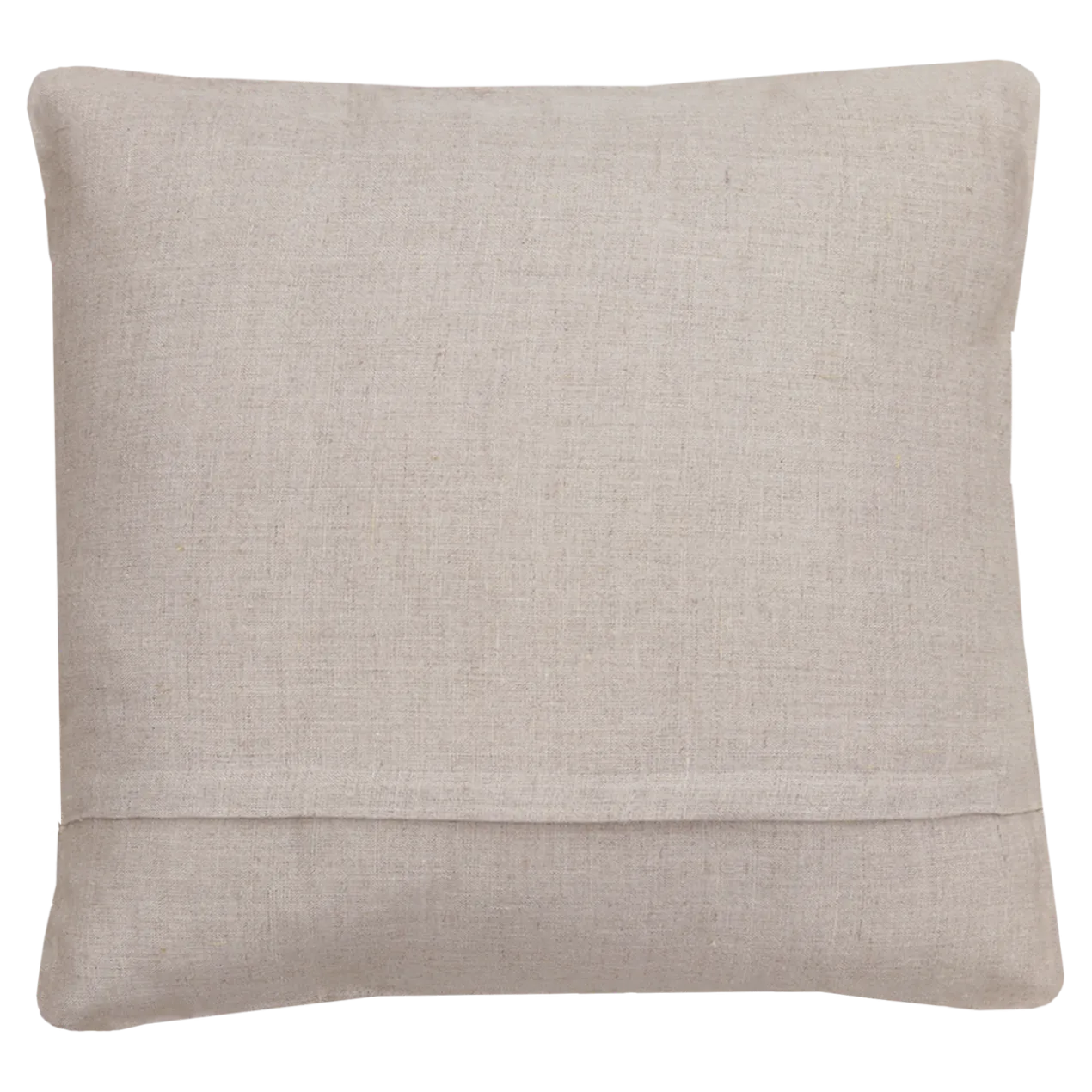 Sierkussen linnen streep dark chocolate zand 45x45 cm