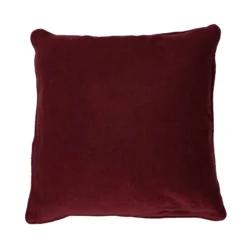 Sierkussen linnen washed aubergine