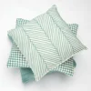 Sierkussen linnen washed seablue