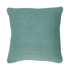 Sierkussen linnen washed seablue