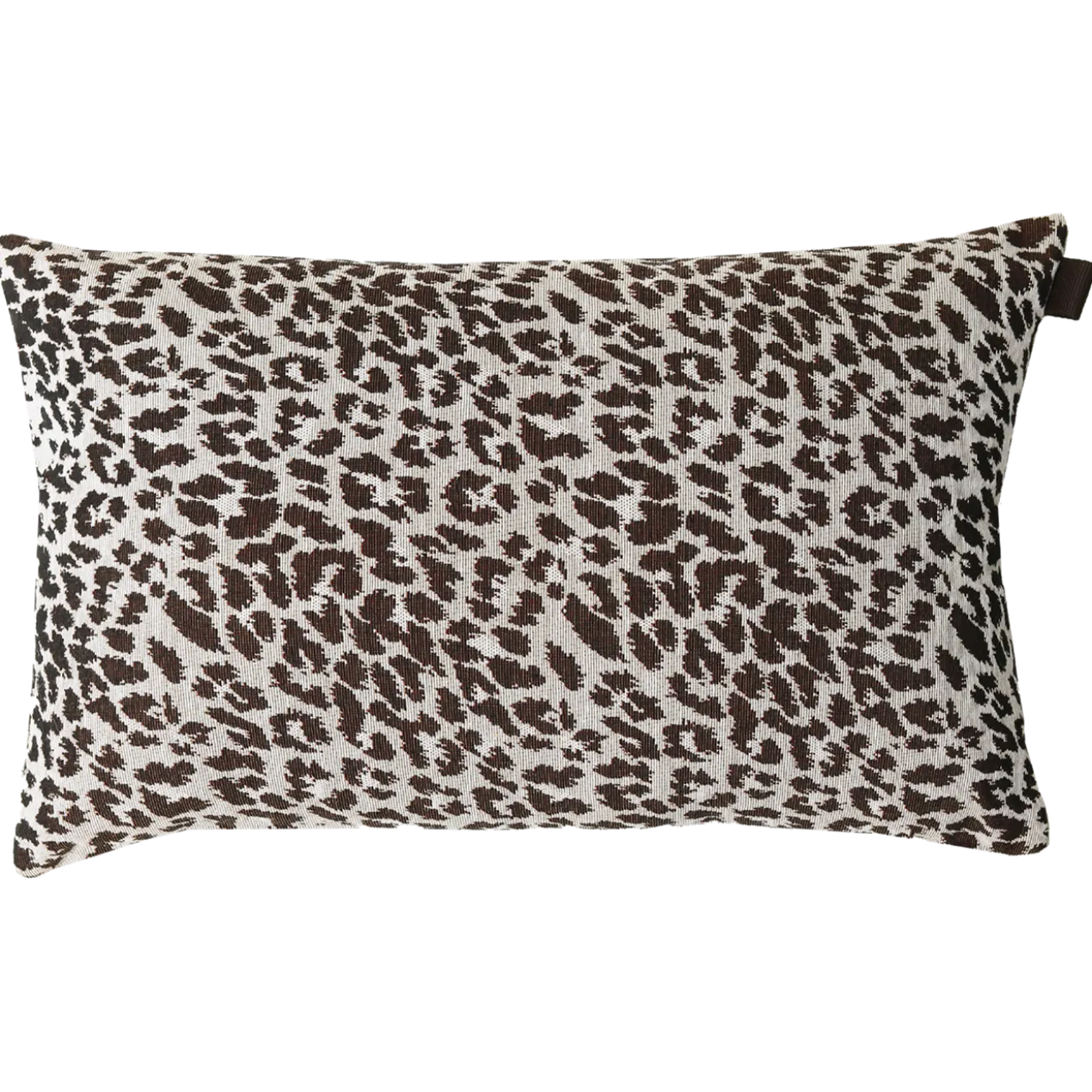 Sierkussen panter bruin zand 55x36 cm