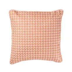 Sierkussen Richstitch linnen duskypink 40x40 cm