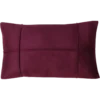 Sierkussen ruit suède aubergine 57x36 cm