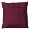 Sierkussen ruit suède aubergine 47x47 cm