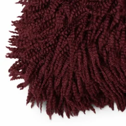 Sierkussen Shaggy bordeaux