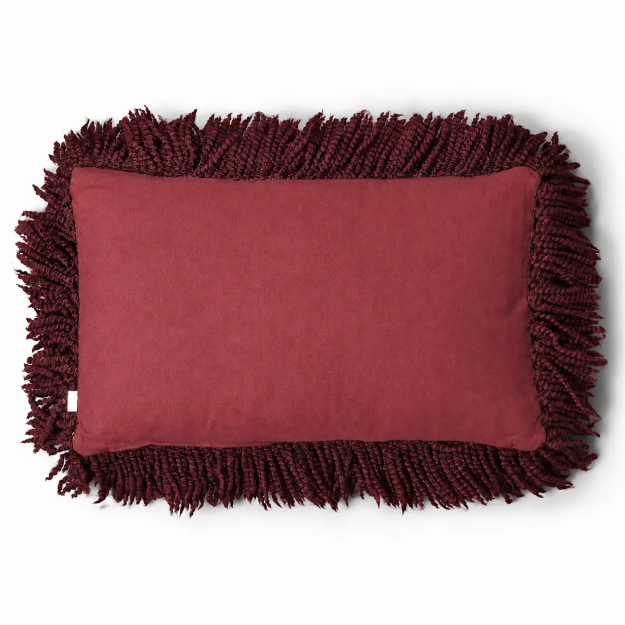 Sierkussen Shaggy bordeaux