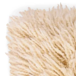 Sierkussen Shaggy butter yellow