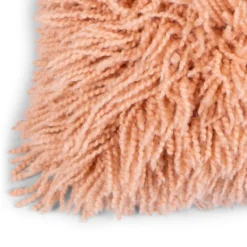 Sierkussen Shaggy peach