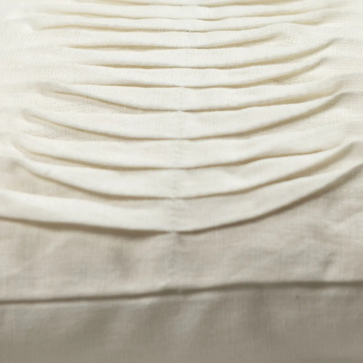 Sierkussen Small wave linnen offwhite 35x50 cm