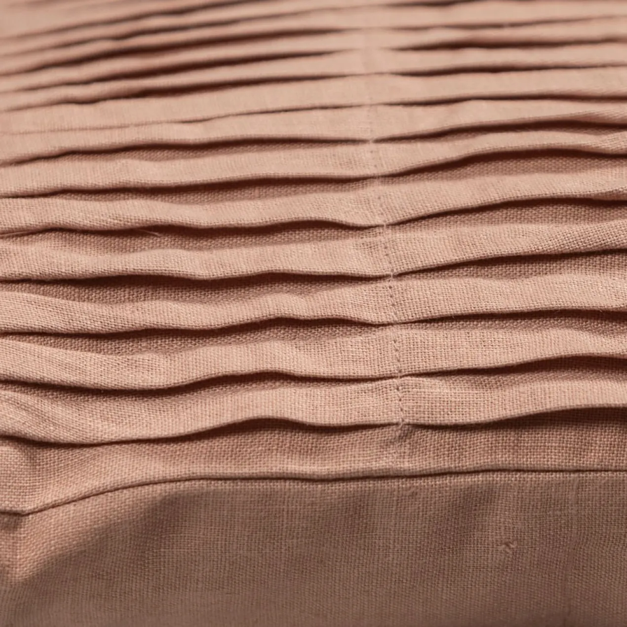 Sierkussen Small wave linnen duskypink 35x50 cm