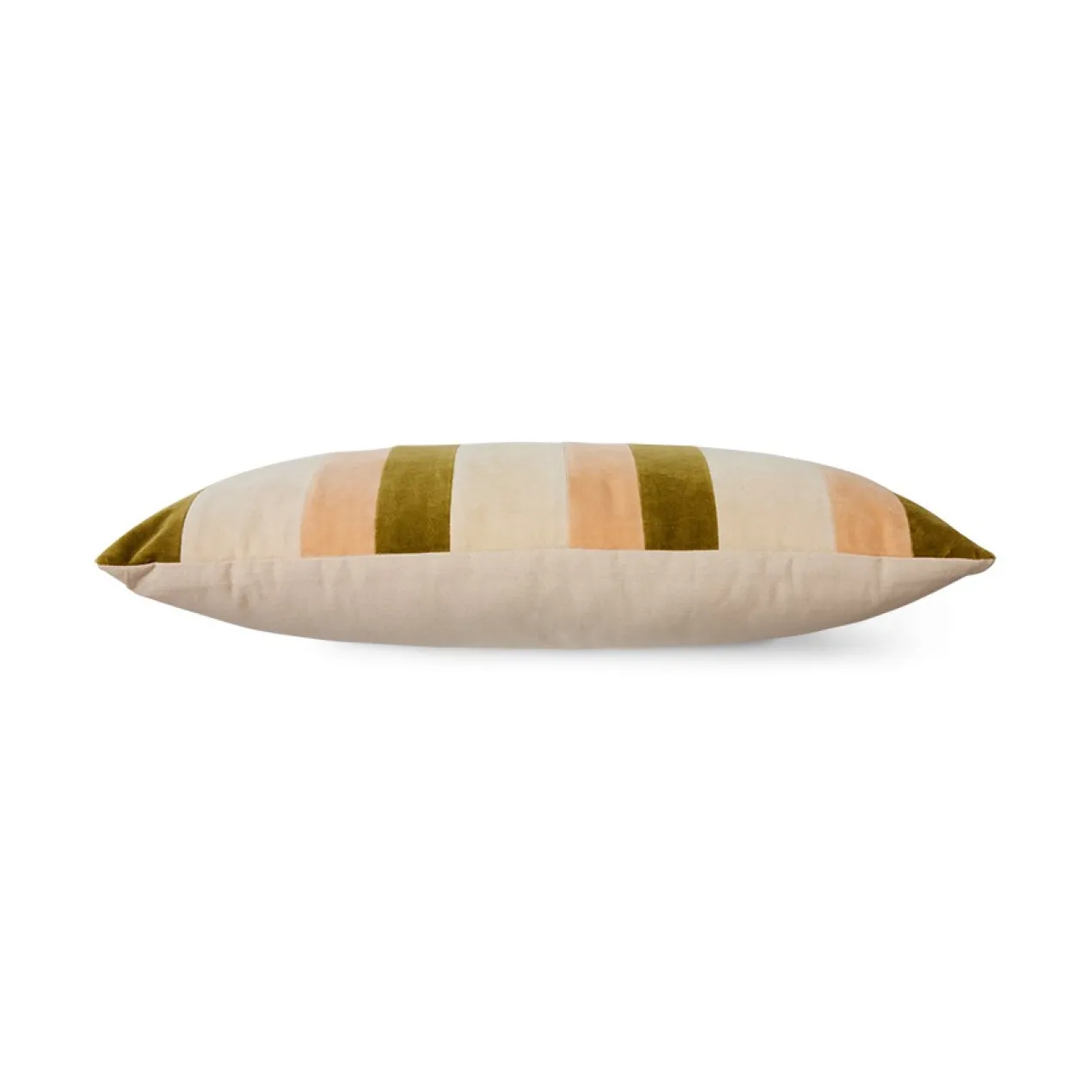 Sierkussen Striped velvet Fields 60x35 cm