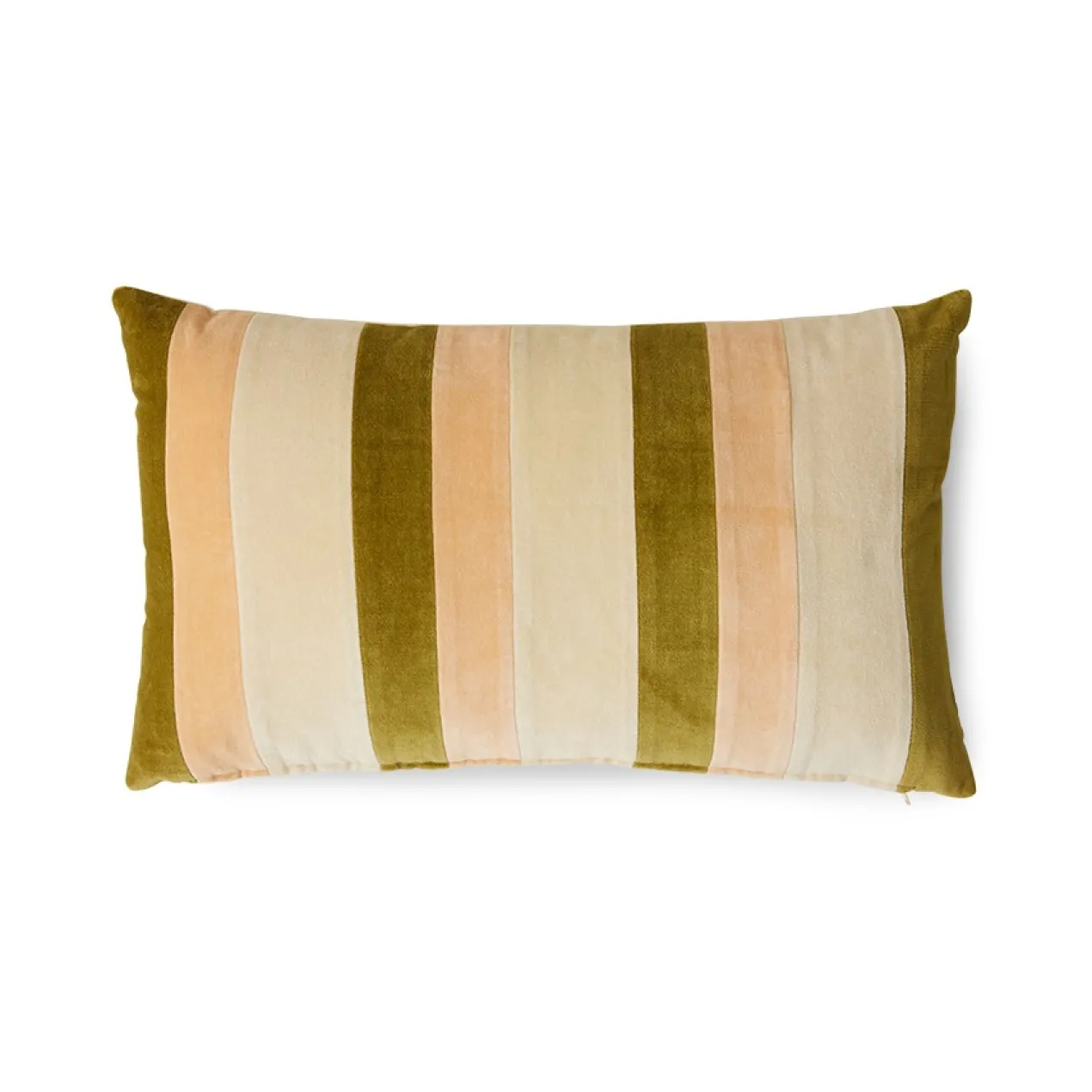 Sierkussen Striped velvet Fields 60x35 cm