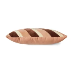 Sierkussen Striped velvet Rose 60x35 cm