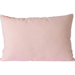 Sierkussen Striped Velvet 60x40 cm red/pink