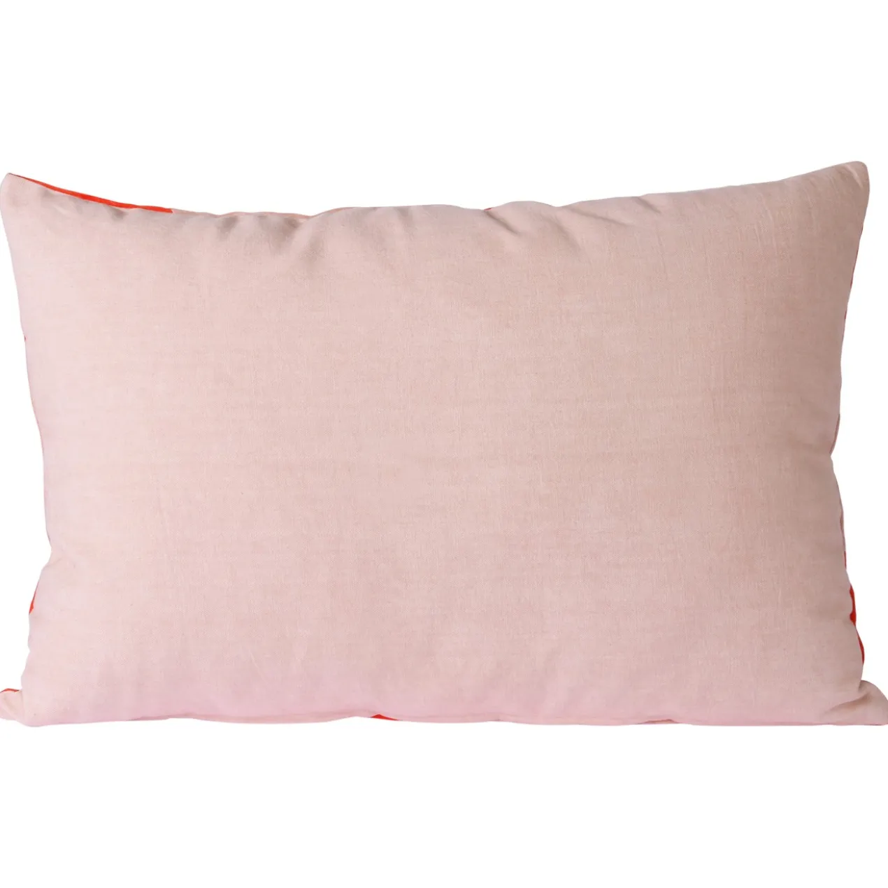 Sierkussen Striped Velvet 60x40 cm red/pink