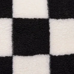 Sierkussen Teddy chess black ecru