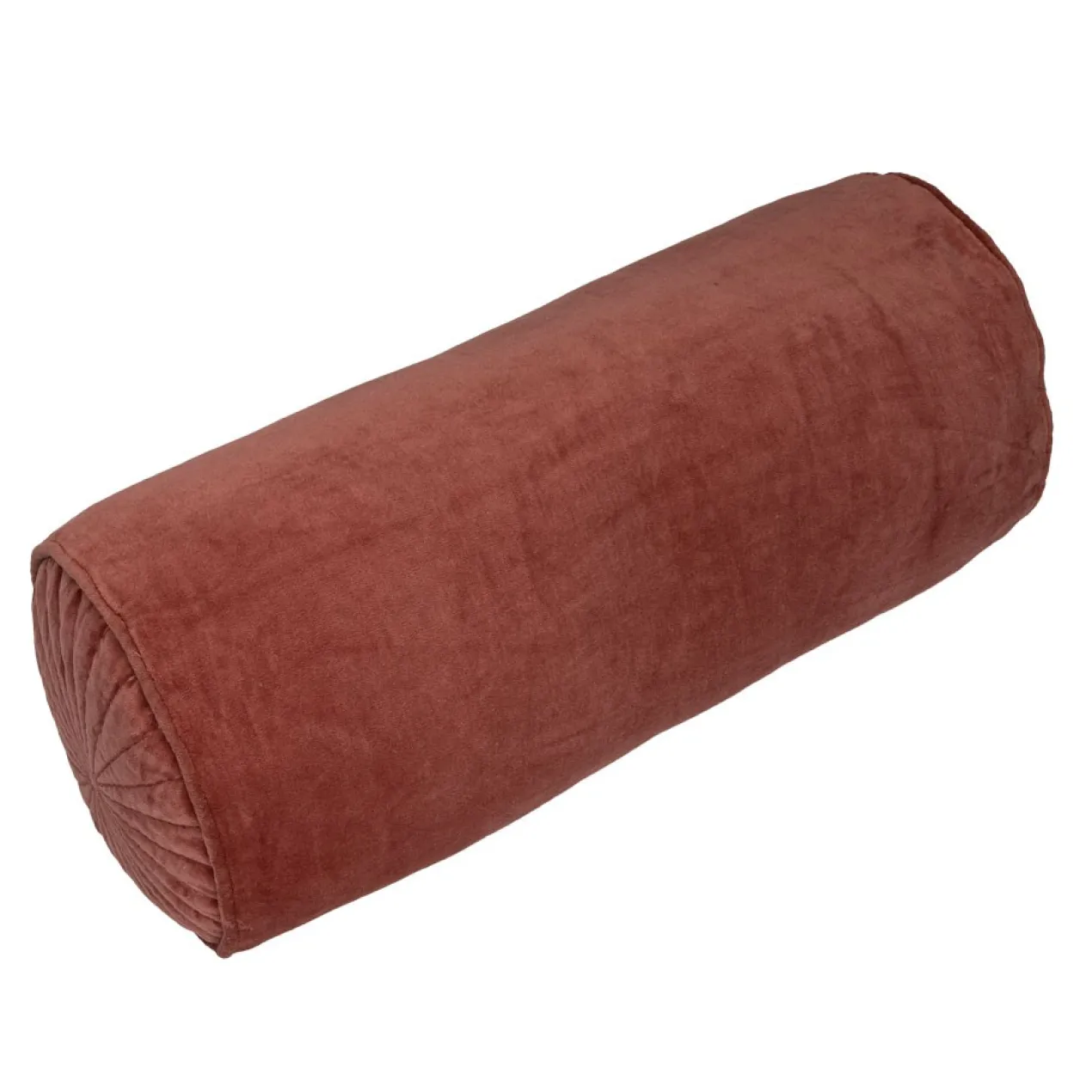 Sierkussen velours bolster mineralred