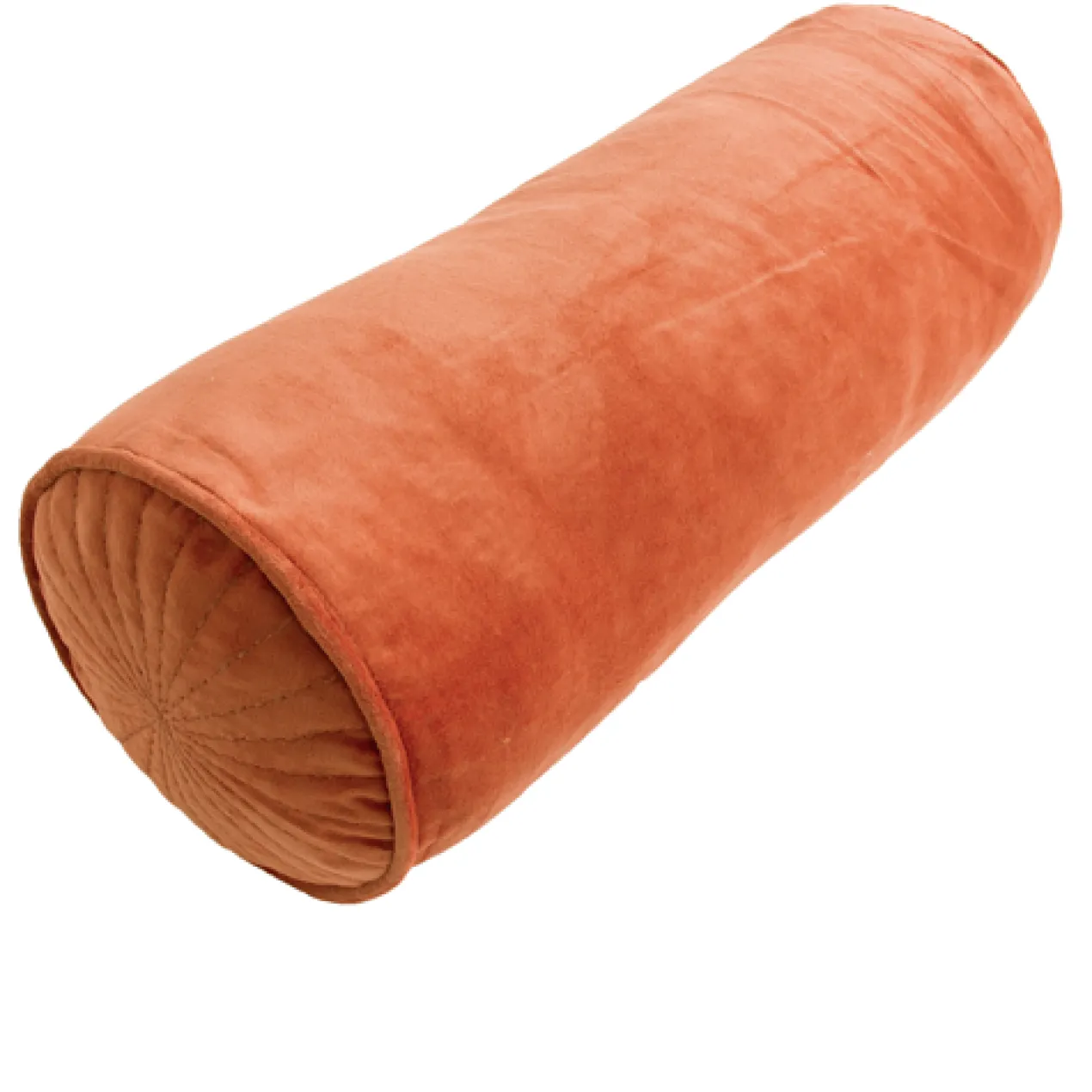 Sierkussen velours bolster orangebrass