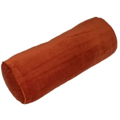 Sierkussen velours bolster terra