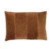 Sierkussen velours tucked allover mocca matcha
