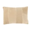 Sierkussen velours tucked allover natural