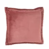 Sierkussen velours tucked border new mineral