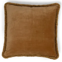 Sierkussen Velvet 45x45 cm golden