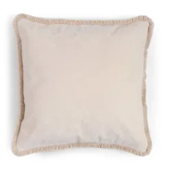 Sierkussen Velvet 45x45 cm ivory
