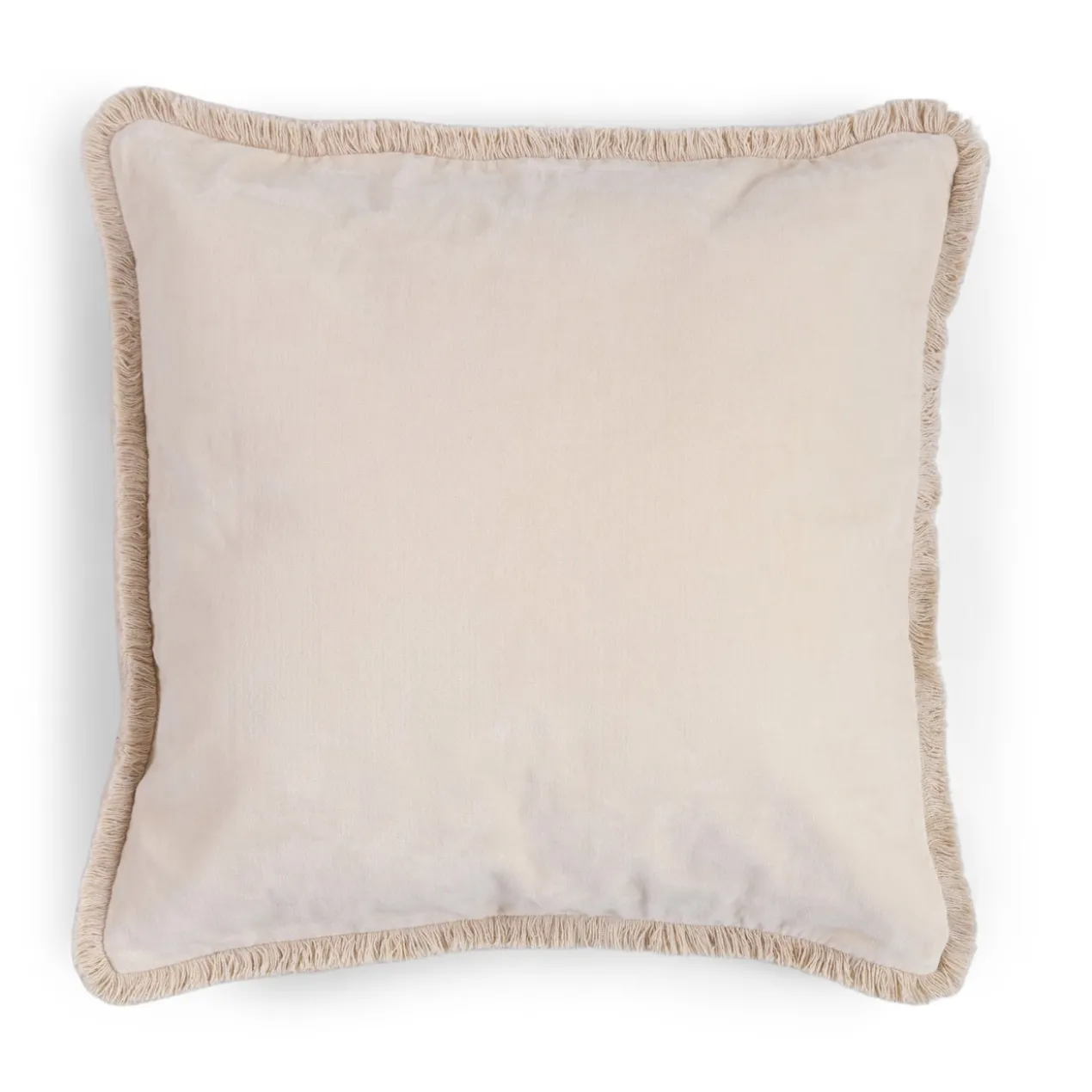 Sierkussen Velvet 45x45 cm ivory