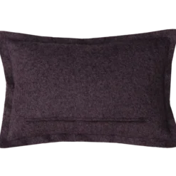 Sierkussen wol boucle dark chocolate 60x42 cm