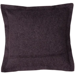 Sierkussen wol boucle dark chocolate 55x55 cm