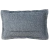Sierkussen wol boucle grijs 60x42 cm