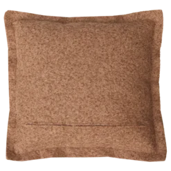Sierkussen wol boucle mocha mousse 55x55 cm