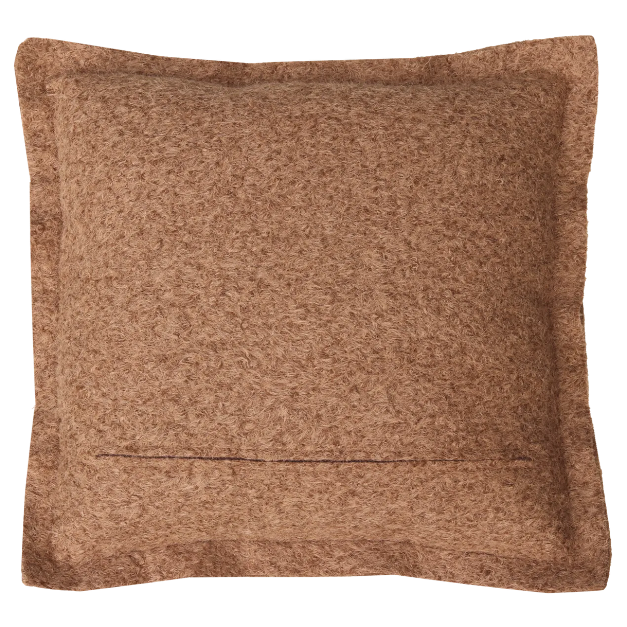 Sierkussen wol boucle mocha mousse 55x55 cm