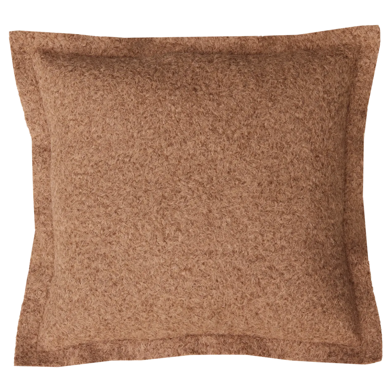 Sierkussen wol boucle mocha mousse 55x55 cm