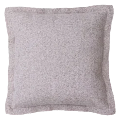 Sierkussen wol boucle taupe 55x55 cm